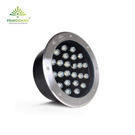 Đèn LED âm đất tròn FK-UG24W-T mặt ngiêng