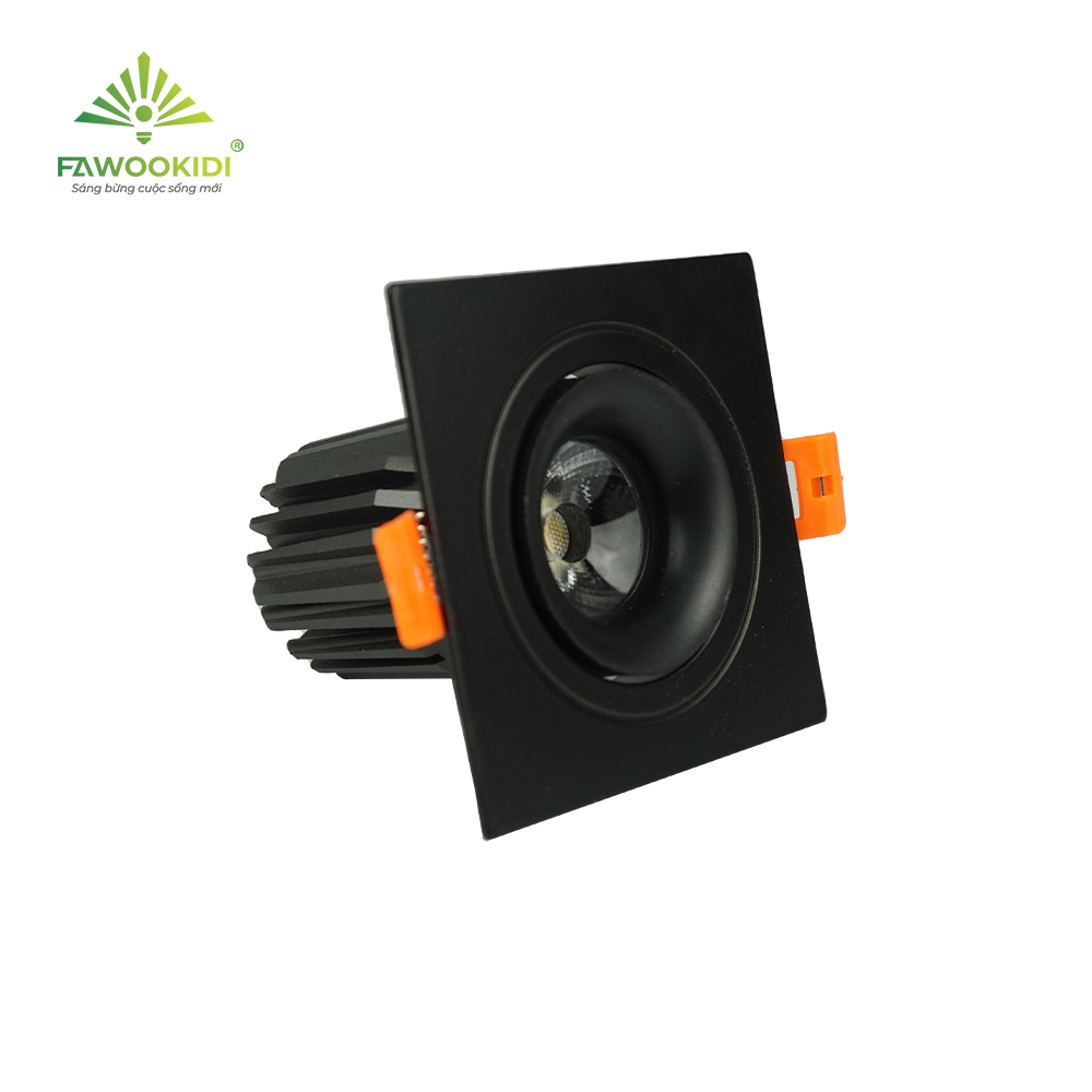 Đèn rọi âm trần chiếu điểm vuông FK-SP106-VB