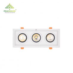 Đèn rọi âm trần chiếu điểm 3 bóng FK-SLB026