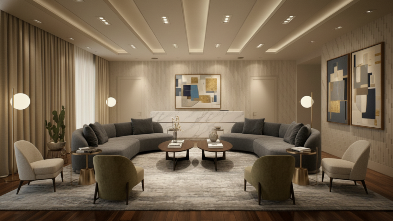 Ứng dụng đèn rọi âm trần chiếu điểm 3 bóng FK-SLB026