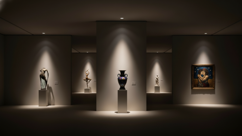 ứng dụng đèn rọi âm trần chiếu điểm FK-F-415