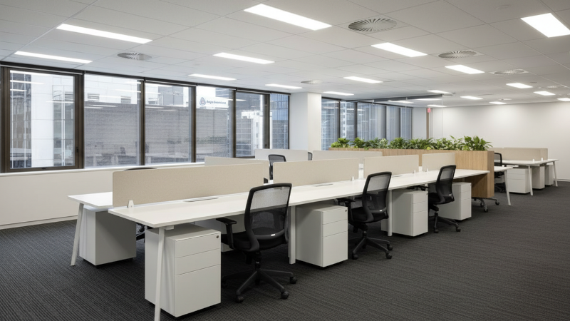 ứng dụng đèn panel tấm FK-PN14DIM-300×1200