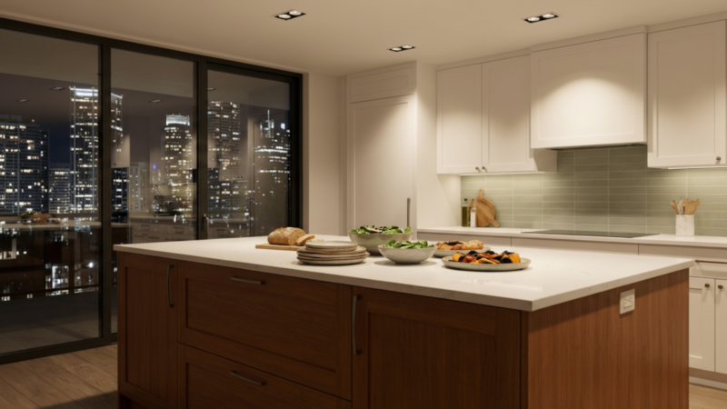 Ứng dụng đèn rọi âm trần chiếu điểm FK-SLD02