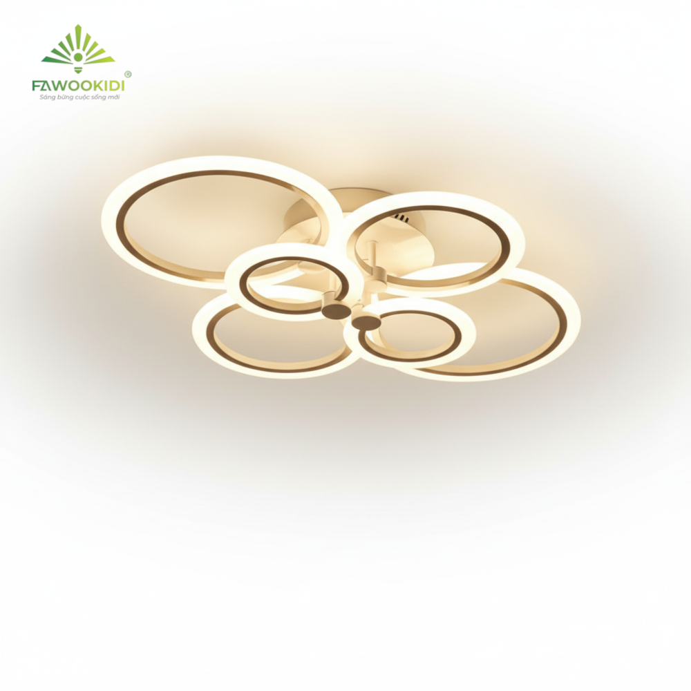 Đèn ốp trần trang trí Flower OTF0034-2 công suất 60W