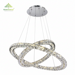 Đèn thả pha lê DT5033 vòng tròn