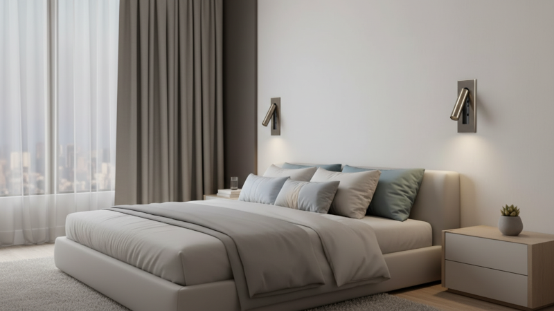 ứng dụng đèn đọc sách âm tường FK-WKS019-3W