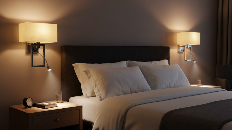 Ứng dụng đèn gắn tường đầu giường FK-KS015