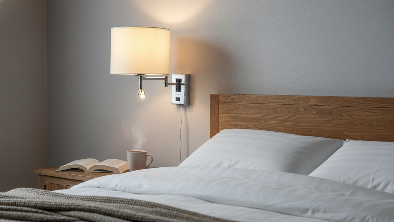 Ứng dụng đèn gắn tường đọc sách FK-WKS017 Fawookidi