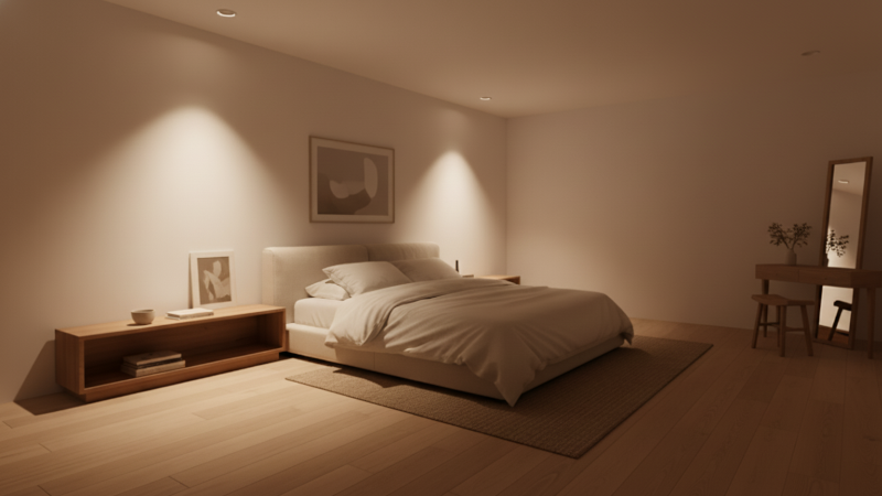 Ứng dụng đèn rọi âm trần chiếu điểm FK-SL02