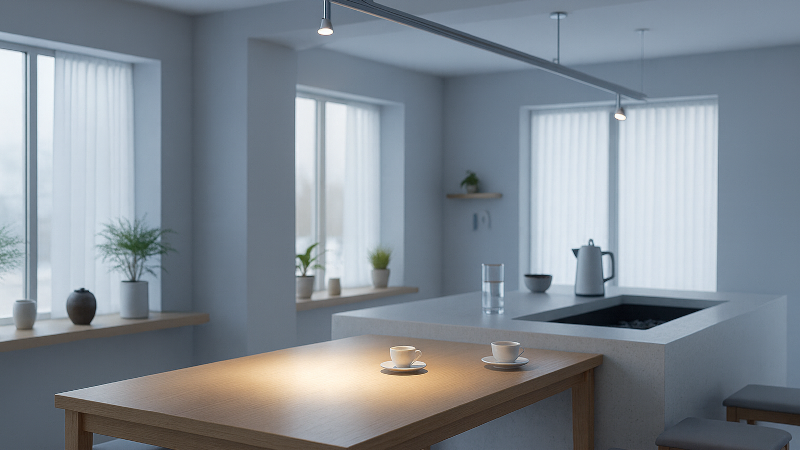 Ứng dụng đèn rọi âm trần chiếu điểm mini đơn FK-MR16