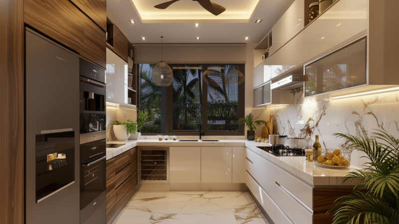 Ứng dụng đèn rọi âm trần 2 bóng FK-SLD04