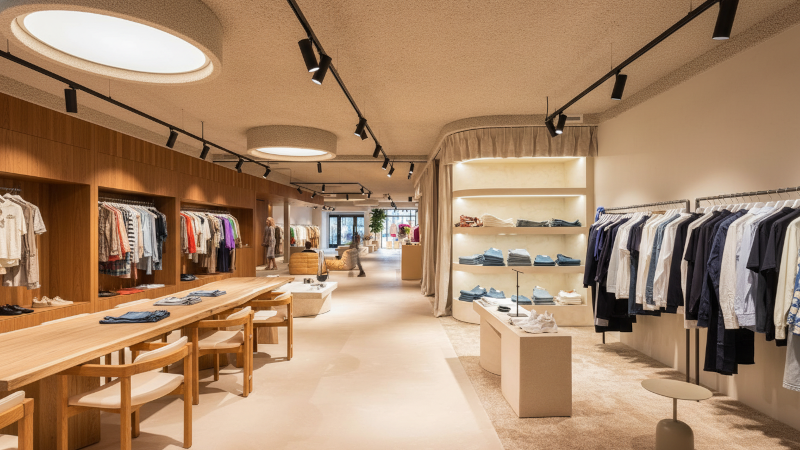 Ứng dụng đèn track light rọi ray FK-RR106