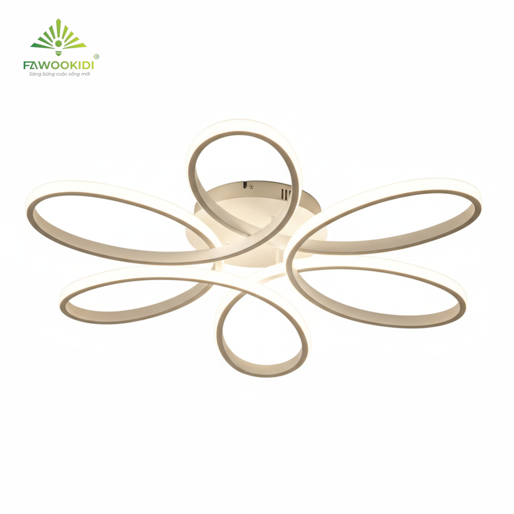 Đèn ốp trần hình cánh hoa OTF1067-3-70W