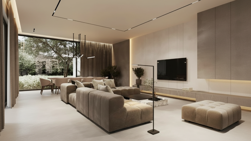 Ứng dụng đèn rọi ray nam châm chiếu điểm FK-RRNC01D