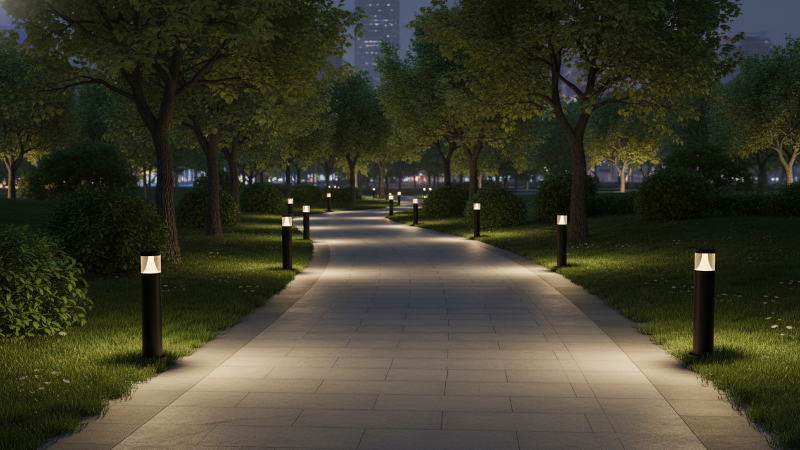 Ứng dụng đèn trụ sân vườn FK-DN7