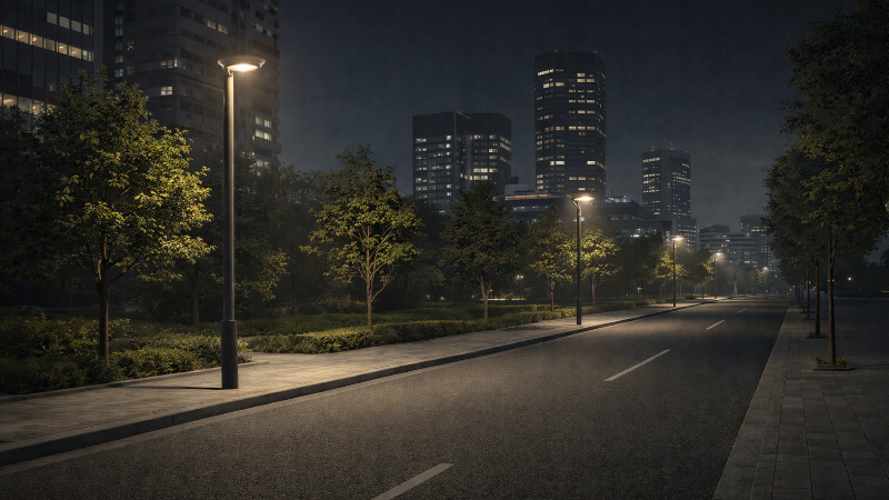 Ứng dụng đèn trụ sân vườn FK-TRU010 60W