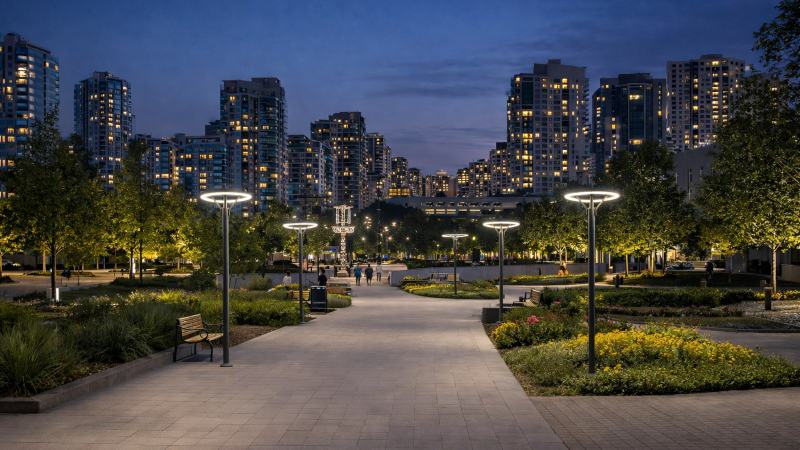 Ứng dụng đèn trụ sân vườn FK-TRU016