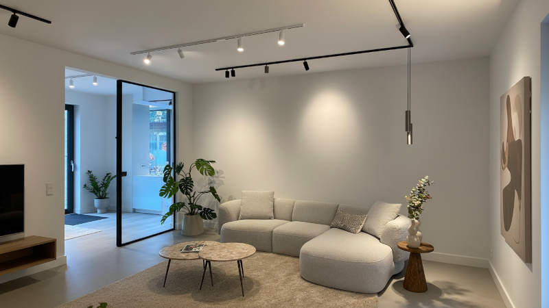 Ứng dụng đèn rọi ray nam châm Spotlight FK-RRNC01