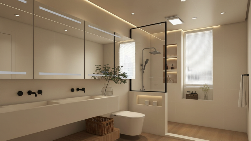 Ứng dụng đèn Downlight âm trần FK-PTK501 5W-9W-12W