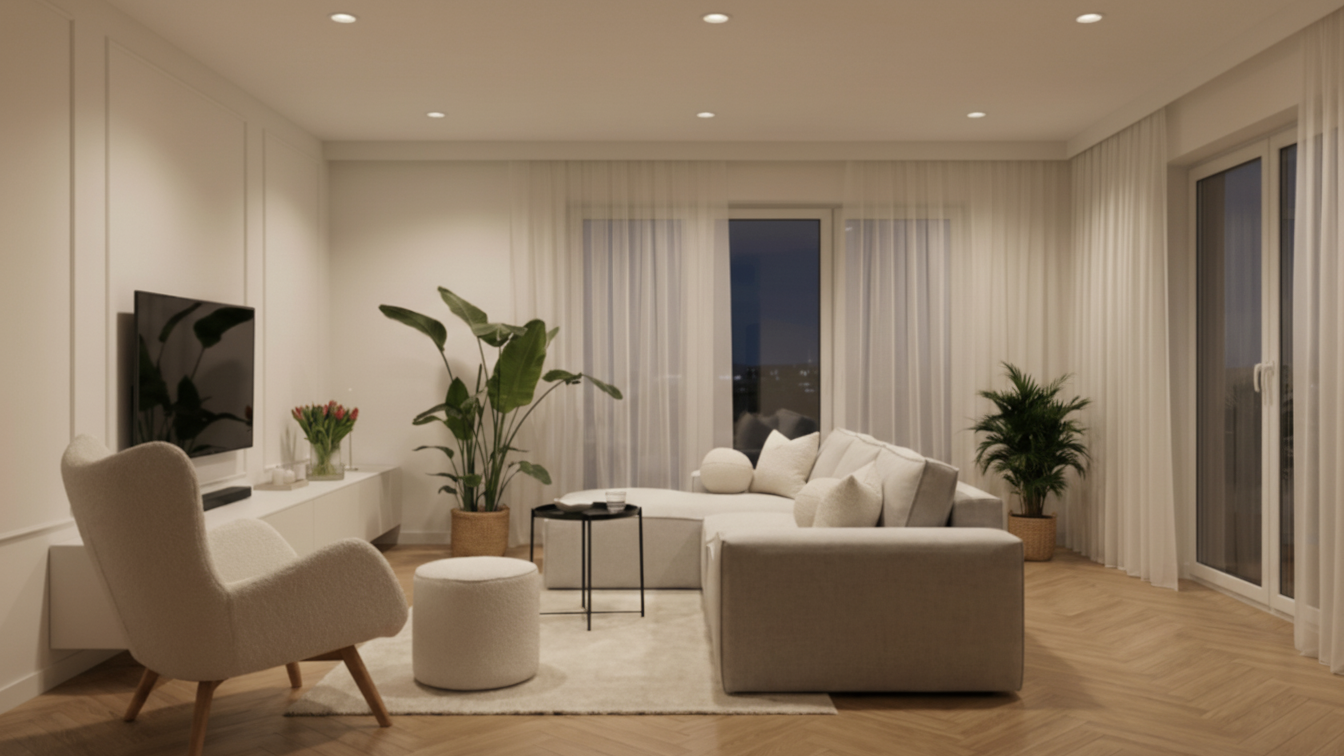 Ứng dụng đèn Downlight Healthy FK-DL122 công suất 7W-9W-12W