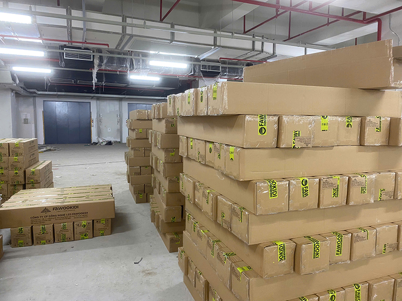 giao hàng dự án foxconn