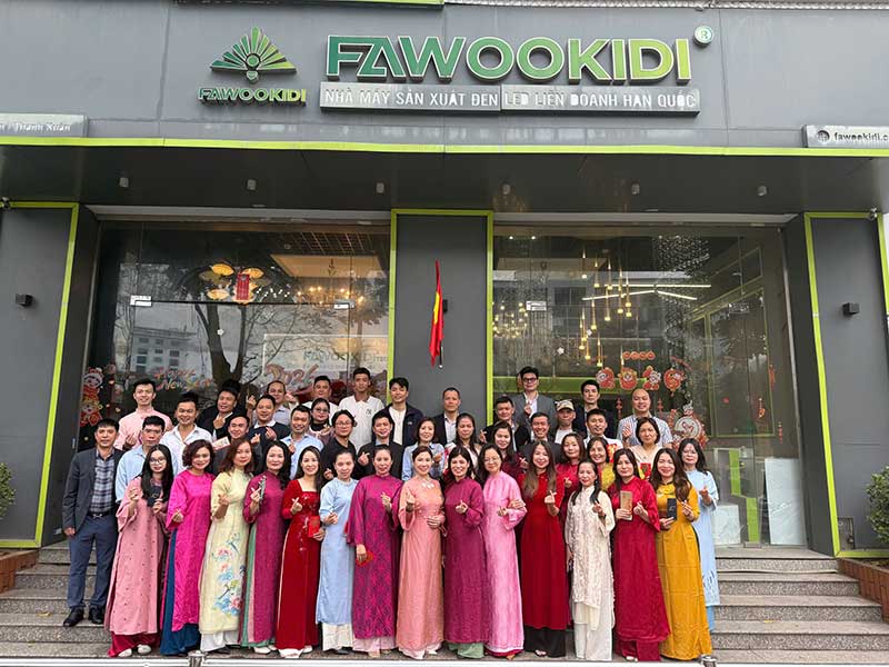 Tập thể Fawookidi trong buổi khai xuân khởi động tinh thần cho một chặng đường mới