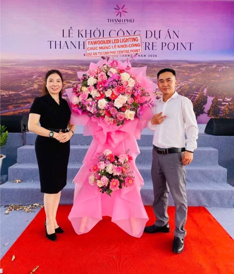 Fawookidi chúc mừng Lễ khởi công Thanh Phú Centre Point.